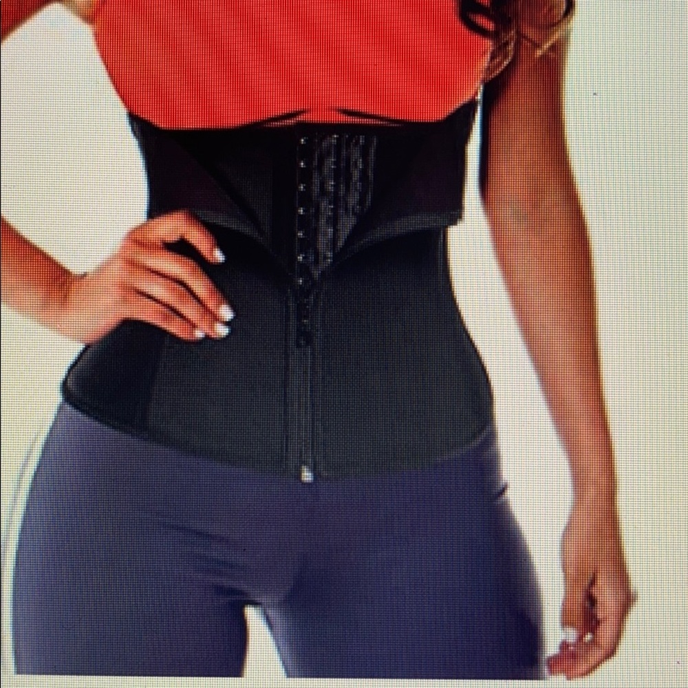 Women's Latex Rubber Waist Trainer Sz Medium